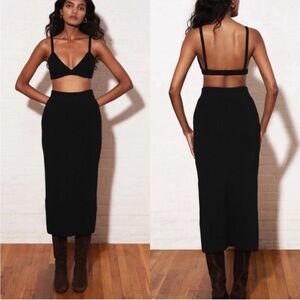 Susan knit skirt midi pencil Mara Hoffman